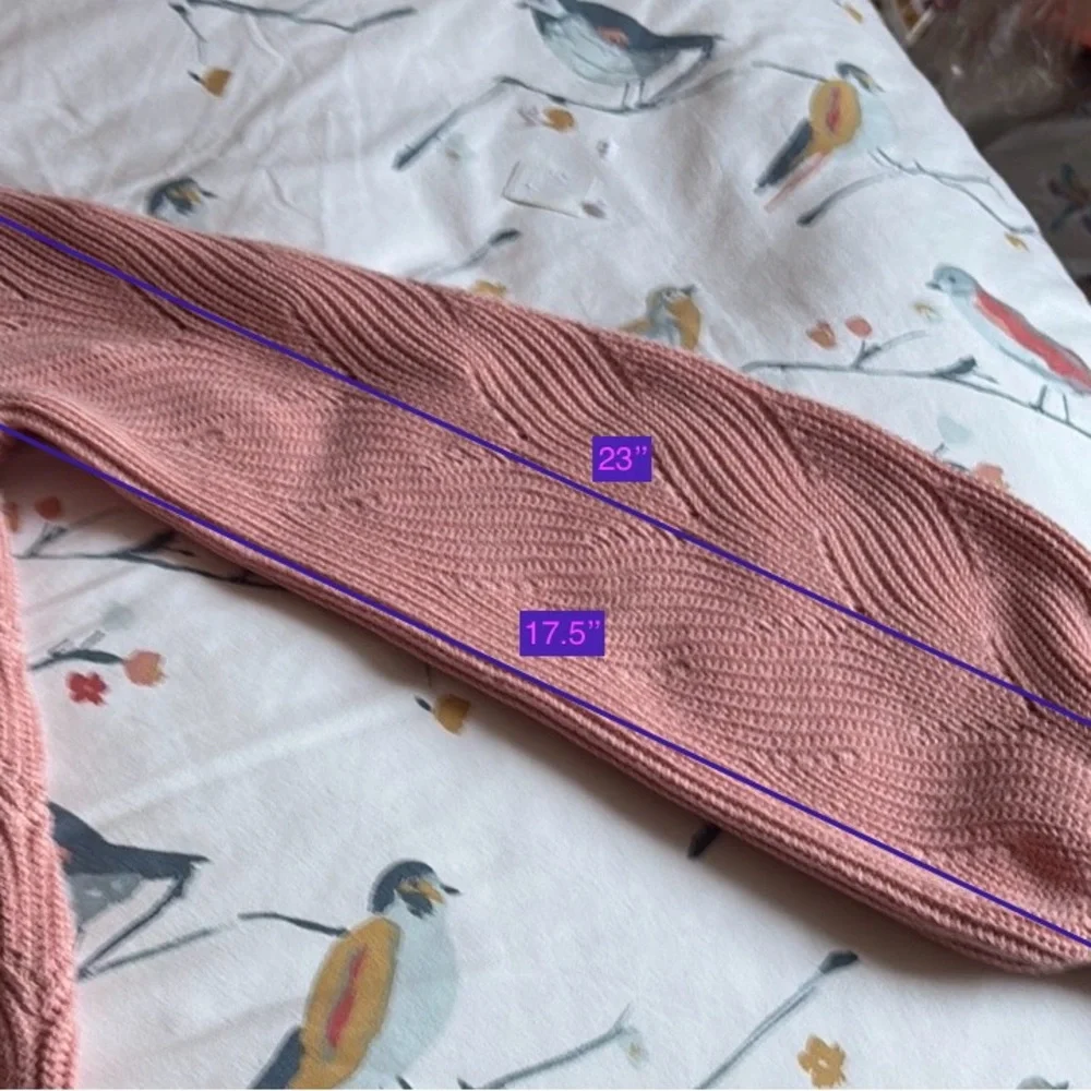 NEW LOFT Soft Pink Cardigan Sweater. Size M. - Picture 9 of 9